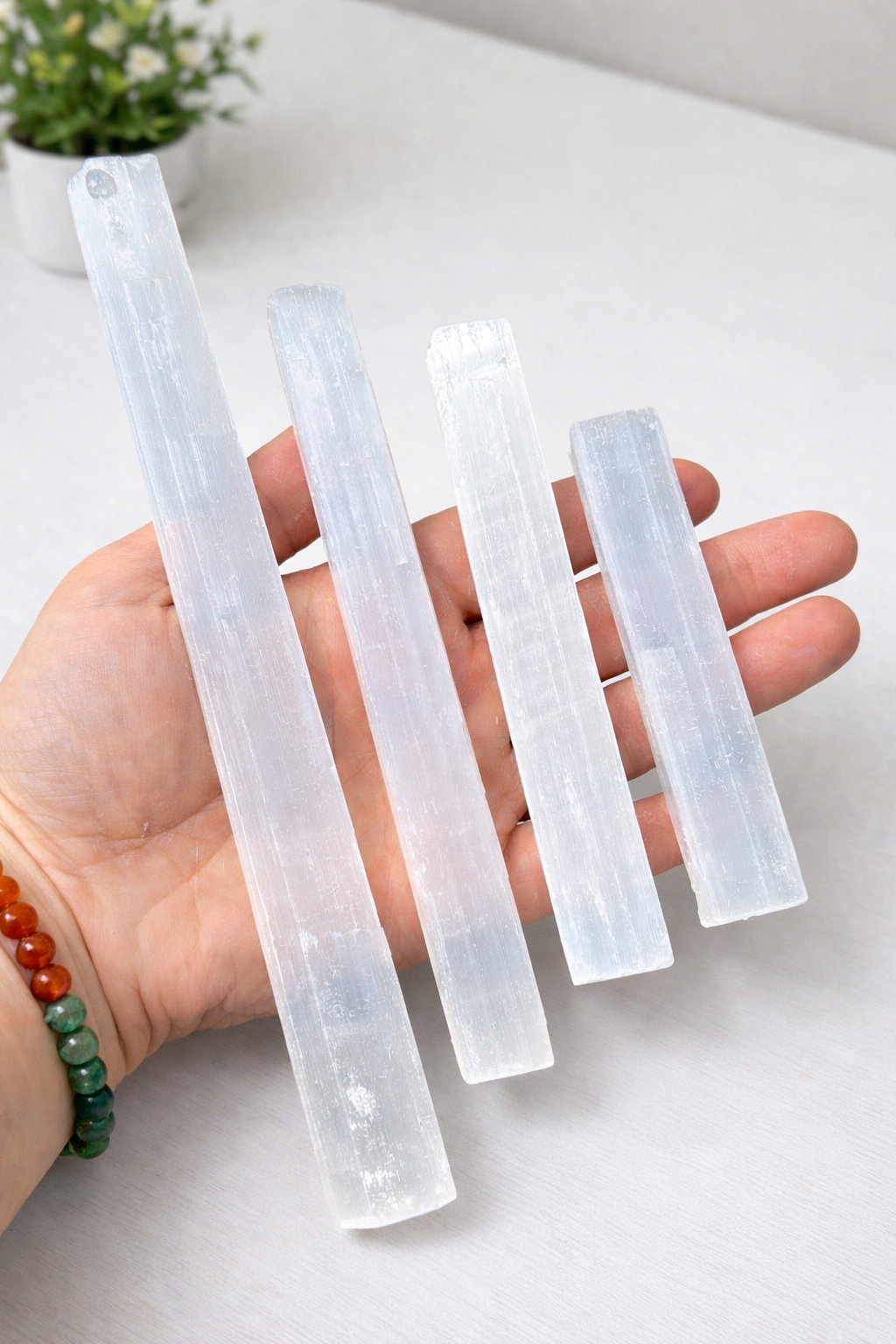 Selenite Crystal Wand
