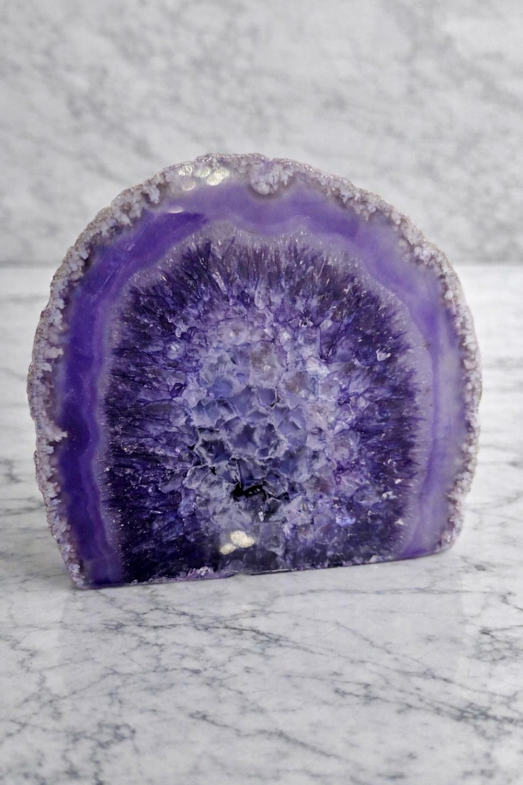 Purple Agate Geode