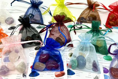 Zodiac Crystal Set | 3 Tumbled Stones Intuitively Chosen for Your Sign