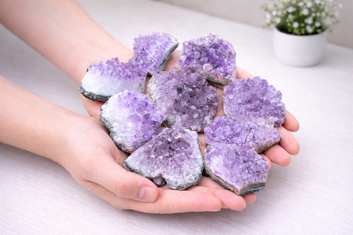 Amethyst Crystal Cluster