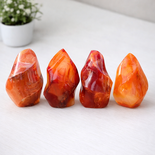 Carnelian Crystal Flame