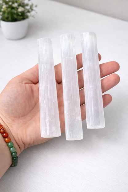 Selenite Crystal Wand